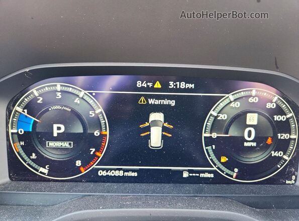 JA4J3VA87NZ071626 2022 MITSUBISHI OUTLANDER Синий Вид щитка приборов
