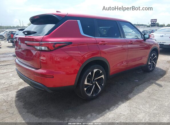 JA4J4TA80NZ064647 2022 MITSUBISHI OUTLANDER Red Հետևի աջ
