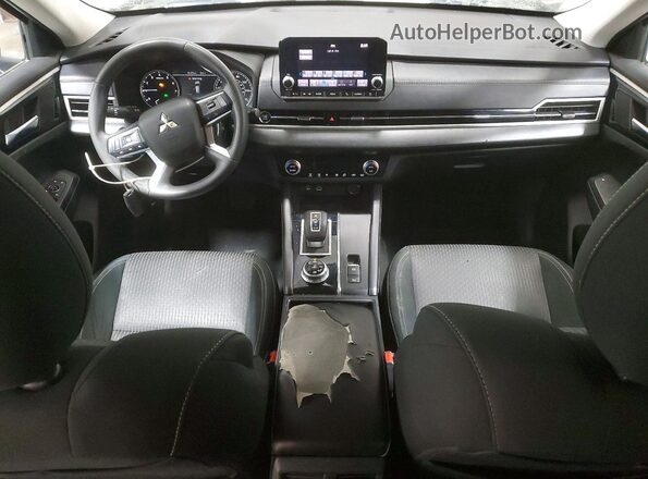 JA4J4TA85NZ045219 2022 MITSUBISHI OUTLANDER Silver Առջևի վահանակի տեսք