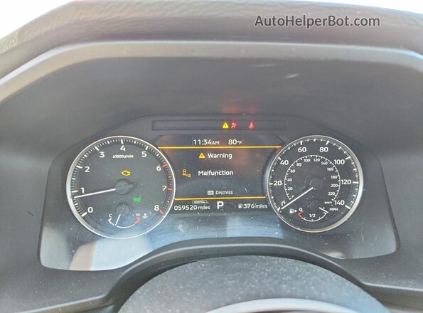 JA4J4TA89NZ042145 2022 MITSUBISHI OUTLANDER White ხელსაწყოთა პანელის ხედი