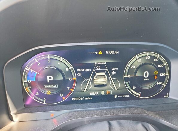 JA4J4VA85PZ042058 2023 MITSUBISHI OUTLANDER Brown Instrument cluster view