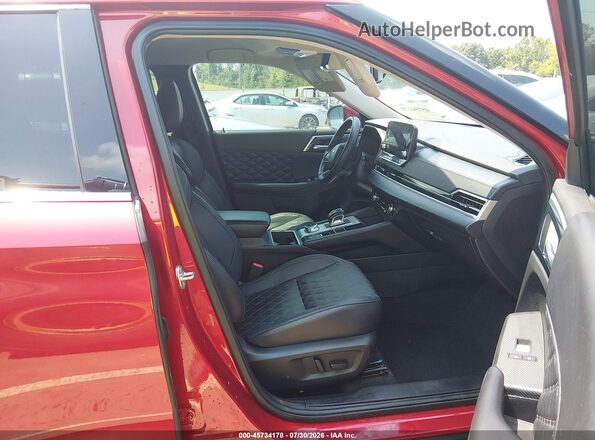 JA4J4VA86PZ027231 2023 MITSUBISHI OUTLANDER Burgundy Widok wnętrza z przodu