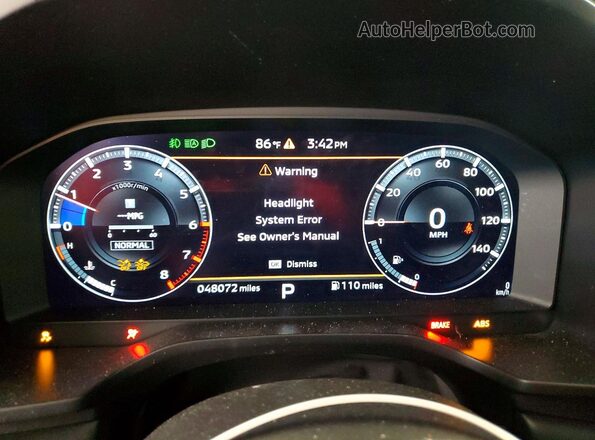 JA4J4WA86RZ020076 2024 MITSUBISHI OUTLANDER Silver Вид щитка приладів