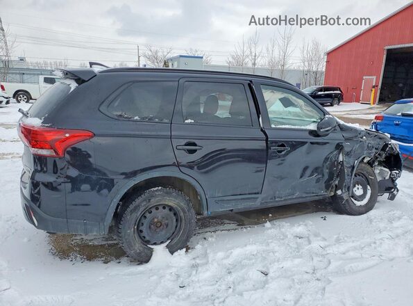 JA4JZ3AX5KZ605423 2019 MITSUBISHI OUTLANDER Black Trasero derecho