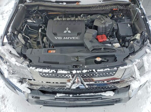 JA4JZ3AX5KZ605423 2019 MITSUBISHI OUTLANDER Black Vista del compartimento del motor