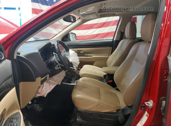 JA4JZ4AX1JZ032332 2018 MITSUBISHI OUTLANDER Red Front interior view