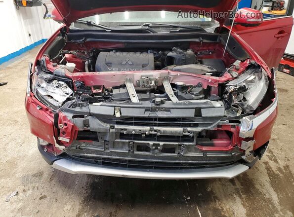 JA4JZ4AX1JZ032332 2018 MITSUBISHI OUTLANDER Red Engine compartment view