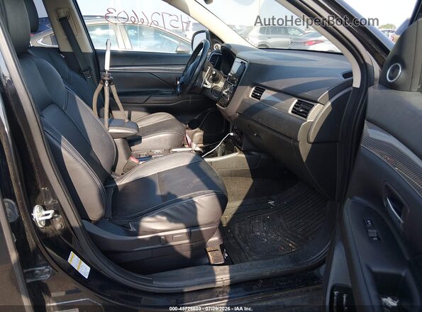 JA4JZ4AX1KZ052484 2019 MITSUBISHI OUTLANDER Black წინა სალონის ხედი