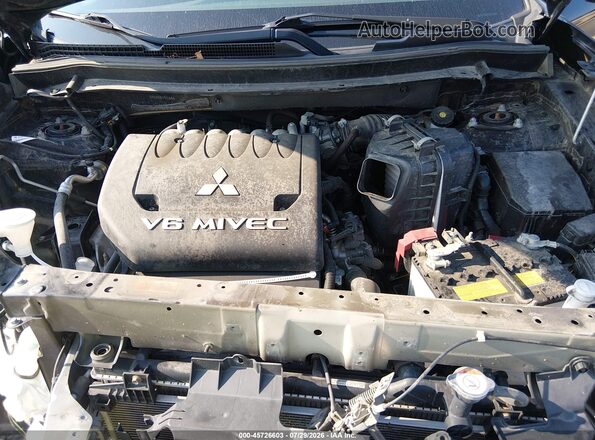 JA4JZ4AX1KZ052484 2019 MITSUBISHI OUTLANDER Black უკანა ხედი