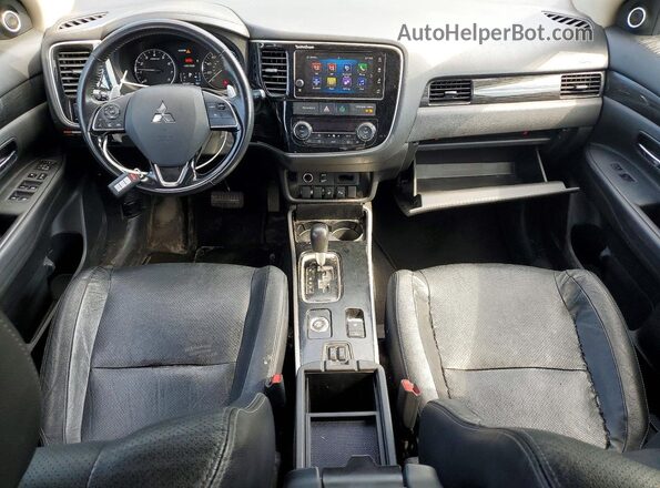JA4JZ4AX5JZ010737 2018 MITSUBISHI OUTLANDER Blue წინა პანელის ხედი