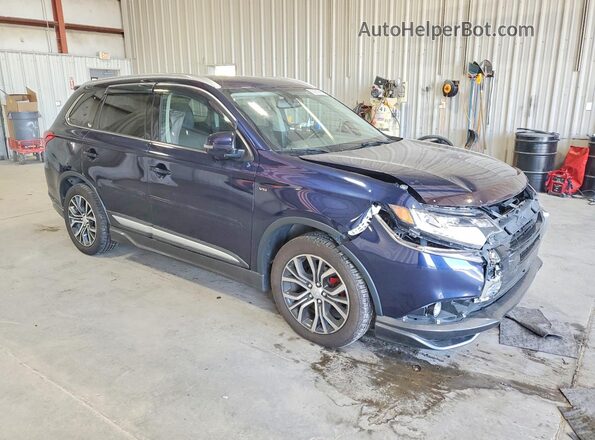JA4JZ4AX5JZ010737 2018 MITSUBISHI OUTLANDER Blue წინა მარჯვენა
