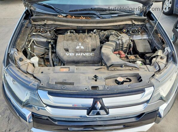 JA4JZ4AX6HZ018792 2017 MITSUBISHI OUTLANDER Gray Engine compartment view