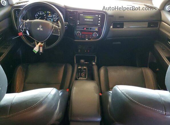 JA4JZ4AX6KZ038371 2019 MITSUBISHI OUTLANDER Black Առջևի վահանակի տեսք