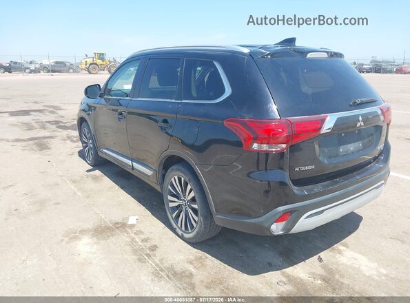 JA4JZ4AX9KZ038364 2019 MITSUBISHI OUTLANDER Black Trasero izquierdo