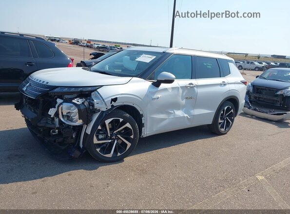 JA4T5WA93SZ042962 2025 MITSUBISHI OUTLANDER PHEV White Առջևի ձախ երեք քառորդ տեսարան