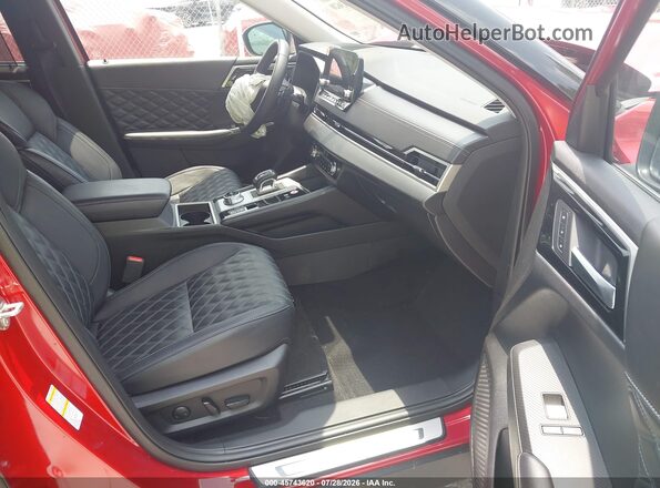 JA4T5WA95SZ047600 2025 MITSUBISHI OUTLANDER PHEV Red Widok wnętrza z przodu