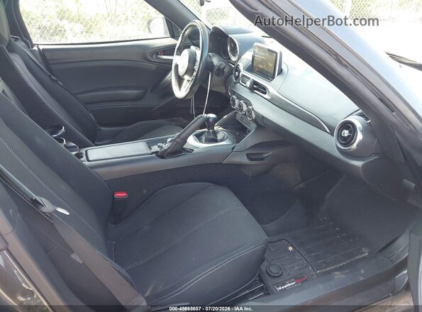 JC1NFAEK2H0127877 2017 FIAT 124 SPIDER Black Widok wnętrza z przodu