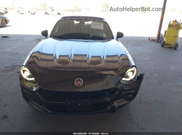 JC1NFAEK5H0110913 2017 FIAT 124 SPIDER Gray ხელსაწყოთა პანელის ხედი