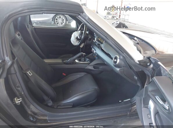JC1NFAEK5H0110913 2017 FIAT 124 SPIDER Gray წინა სალონის ხედი