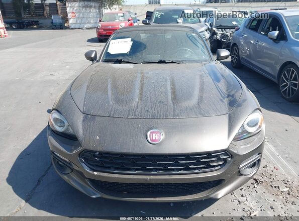 JC1NFAEK7H0105261 2017 FIAT 124 SPIDER Gray Widok wnętrza z tyłu
