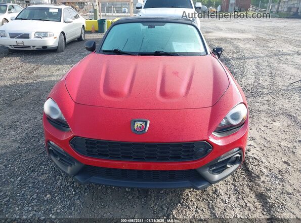 JC1NFAEKXH0120613 2017 FIAT 124 SPIDER Red Widok zestawu wskaźników