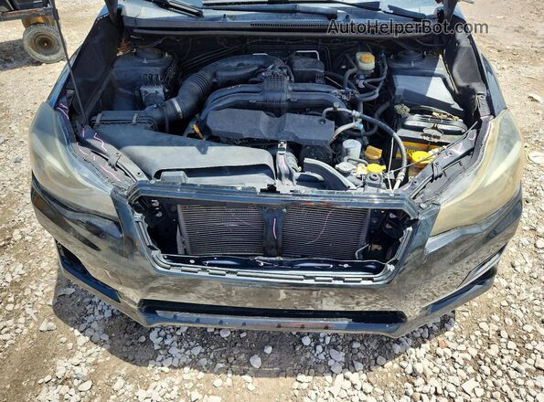 JF1GJAA60GH023199 2016 SUBARU IMPREZA Black უკანა სალონის ხედი