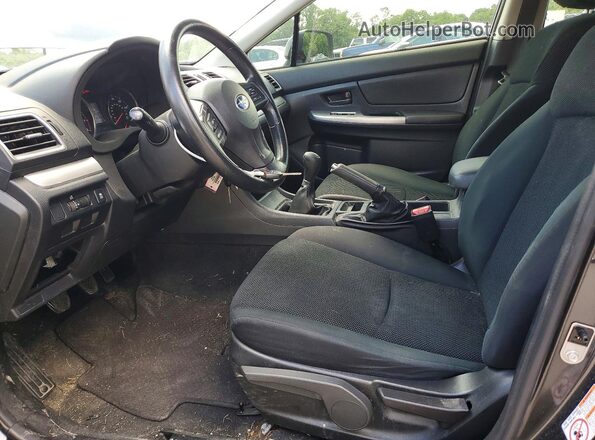 JF1GJAA63GG006998 2016 SUBARU IMPREZA Серый Вид салона спереди