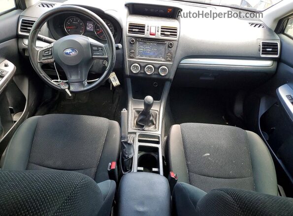 JF1GJAA63GG006998 2016 SUBARU IMPREZA Серый Вид панели приборов