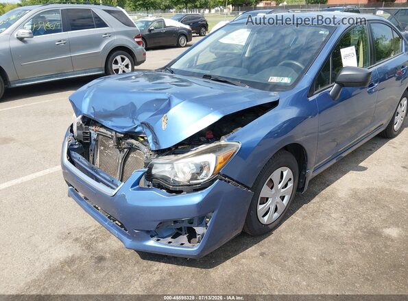 JF1GJAA65GH018564 2016 SUBARU IMPREZA Blue Вид спереду
