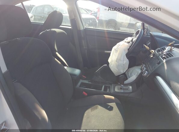 JF1GJAA67GH006884 2016 SUBARU IMPREZA White Widok wnętrza z przodu