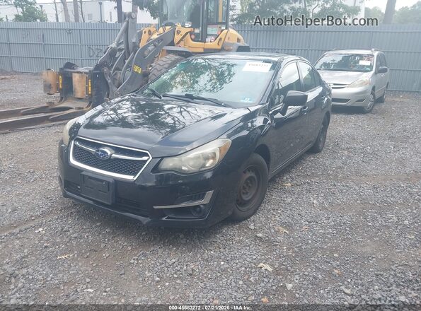 JF1GJAA6XGG006805 2016 SUBARU IMPREZA Black Передня ліва чверть