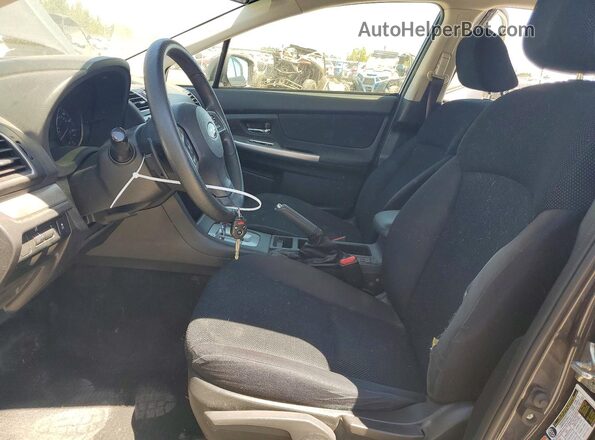 JF1GJAB61GH016356 2016 SUBARU IMPREZA Gray Front interior view