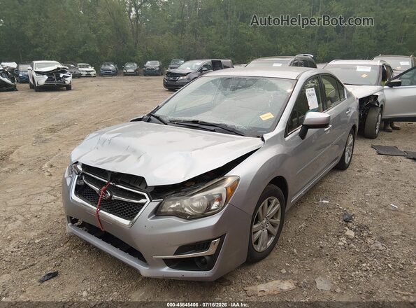 JF1GJAB62GH015376 2016 SUBARU IMPREZA Серебряный Передняя левая четверть