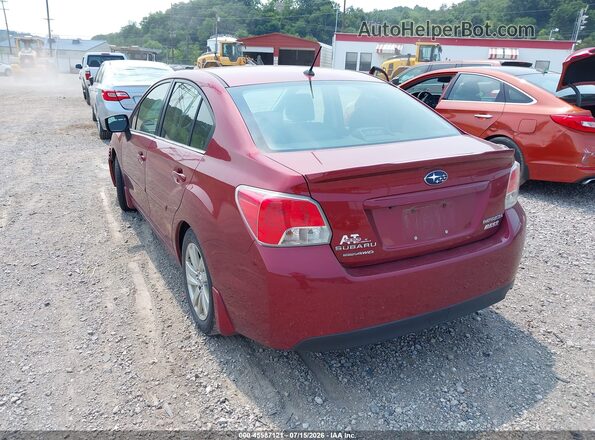 JF1GJAB62GH017080 2016 SUBARU IMPREZA Red Задня ліва чверть