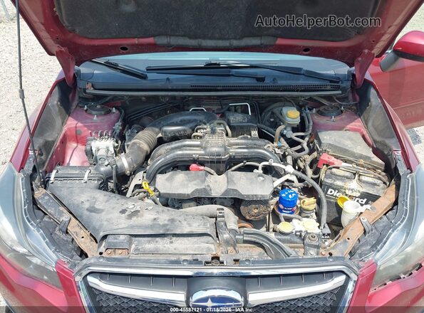 JF1GJAB62GH017080 2016 SUBARU IMPREZA Red Вид ззаду