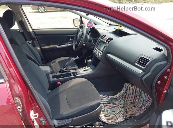 JF1GJAB62GH017080 2016 SUBARU IMPREZA Red Вид салону спереду