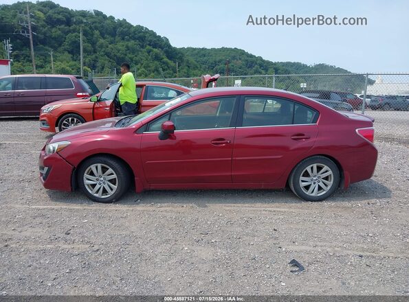 JF1GJAB62GH017080 2016 SUBARU IMPREZA Red Панорамний вид салону 360°