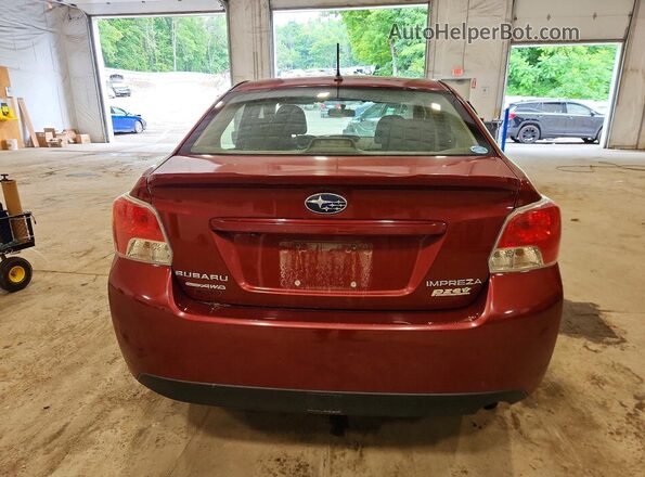 JF1GJAB63GH011708 2016 SUBARU IMPREZA Red Rear view