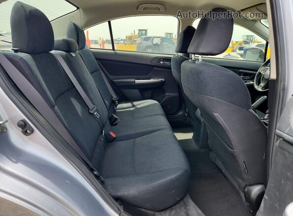 JF1GJAB64GH004282 2016 SUBARU IMPREZA Silver Rear seats view
