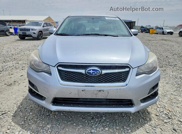 JF1GJAB64GH004282 2016 SUBARU IMPREZA Silver Front view