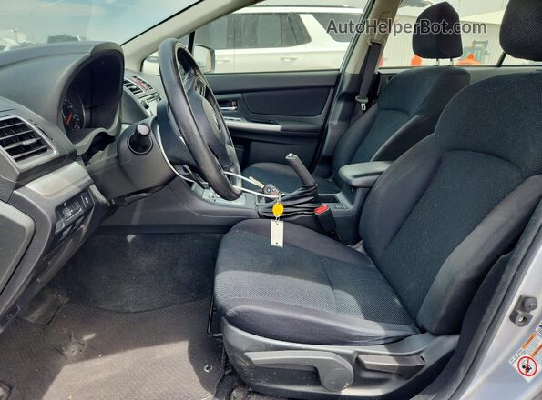 JF1GJAB64GH004282 2016 SUBARU IMPREZA Silver Front interior view