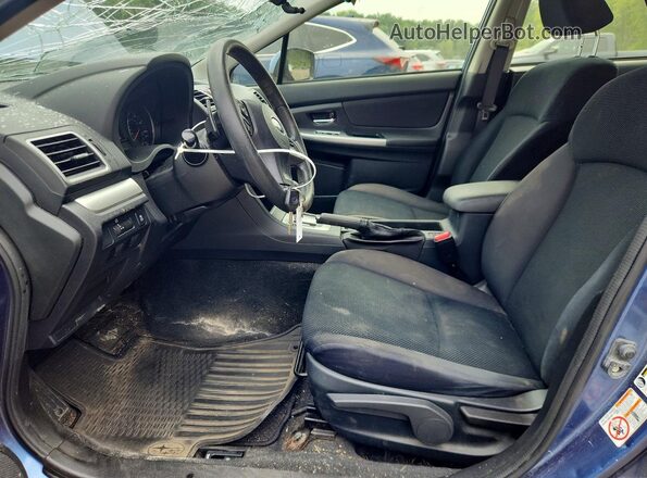 JF1GJAB69GH009302 2016 SUBARU IMPREZA Синий Вид салона спереди