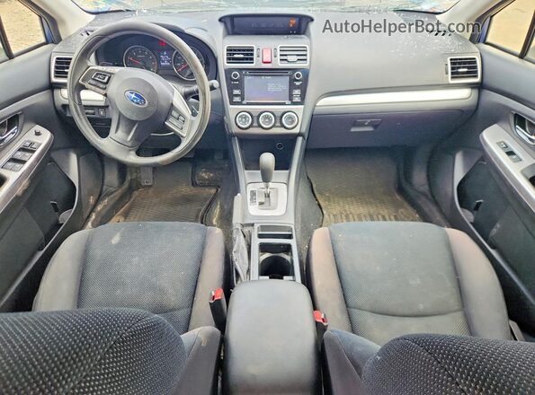 JF1GJAB69GH009302 2016 SUBARU IMPREZA Синий Вид панели приборов