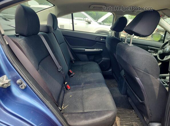 JF1GJAB69GH009302 2016 SUBARU IMPREZA Синий Вид задних сидений
