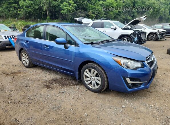 JF1GJAB69GH009302 2016 SUBARU IMPREZA Синий Передняя правая четверть