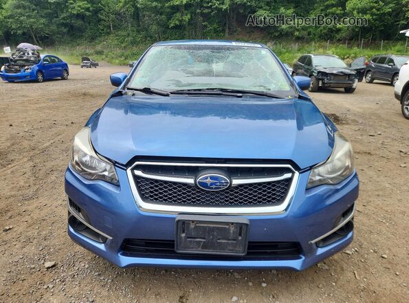 JF1GJAB69GH009302 2016 SUBARU IMPREZA Синий Вид спереди