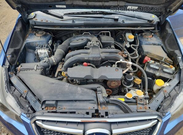 JF1GJAB69GH009302 2016 SUBARU IMPREZA Синий Вид задней части салона