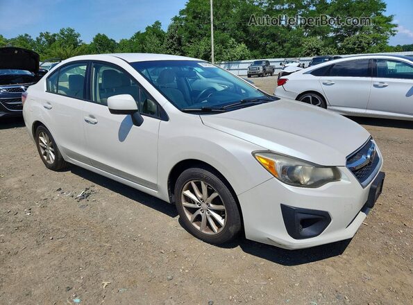 JF1GJAC60DH035104 2013 SUBARU IMPREZA Белый Передняя правая четверть