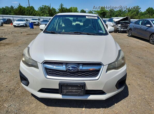 JF1GJAC60DH035104 2013 SUBARU IMPREZA Белый Вид спереди