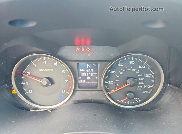 JF1GJAF61GH010261 2016 SUBARU IMPREZA Белый Вид щитка приборов